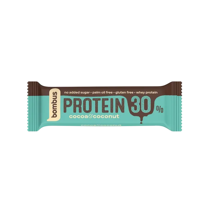 Bombus Protein 30 % tyčinka kakao a kokos 50 g